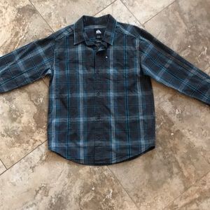 Quicksilver long sleeve collard shirt
